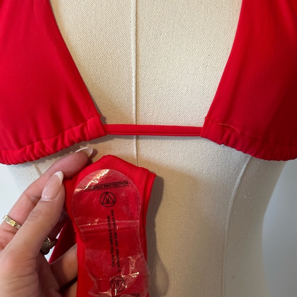Red Two-Piece Bikini Never-Worn Missguided Top & Bottom - Picture 4 of 4